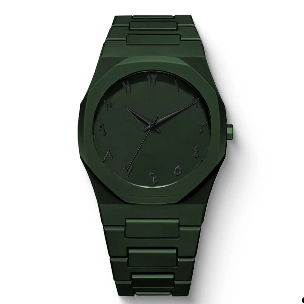 “Full Black Aura Quartz Watch – Stylish & Timeless Design- Premium Quality & Finish-best Quality Analog Watch For Boys – Watch For Men"