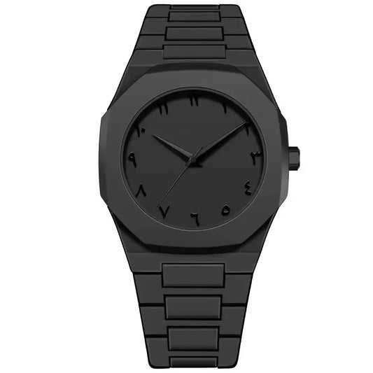 “Full Black Aura Quartz Watch – Stylish & Timeless Design- Premium Quality & Finish-best Quality Analog Watch For Boys – Watch For Men"